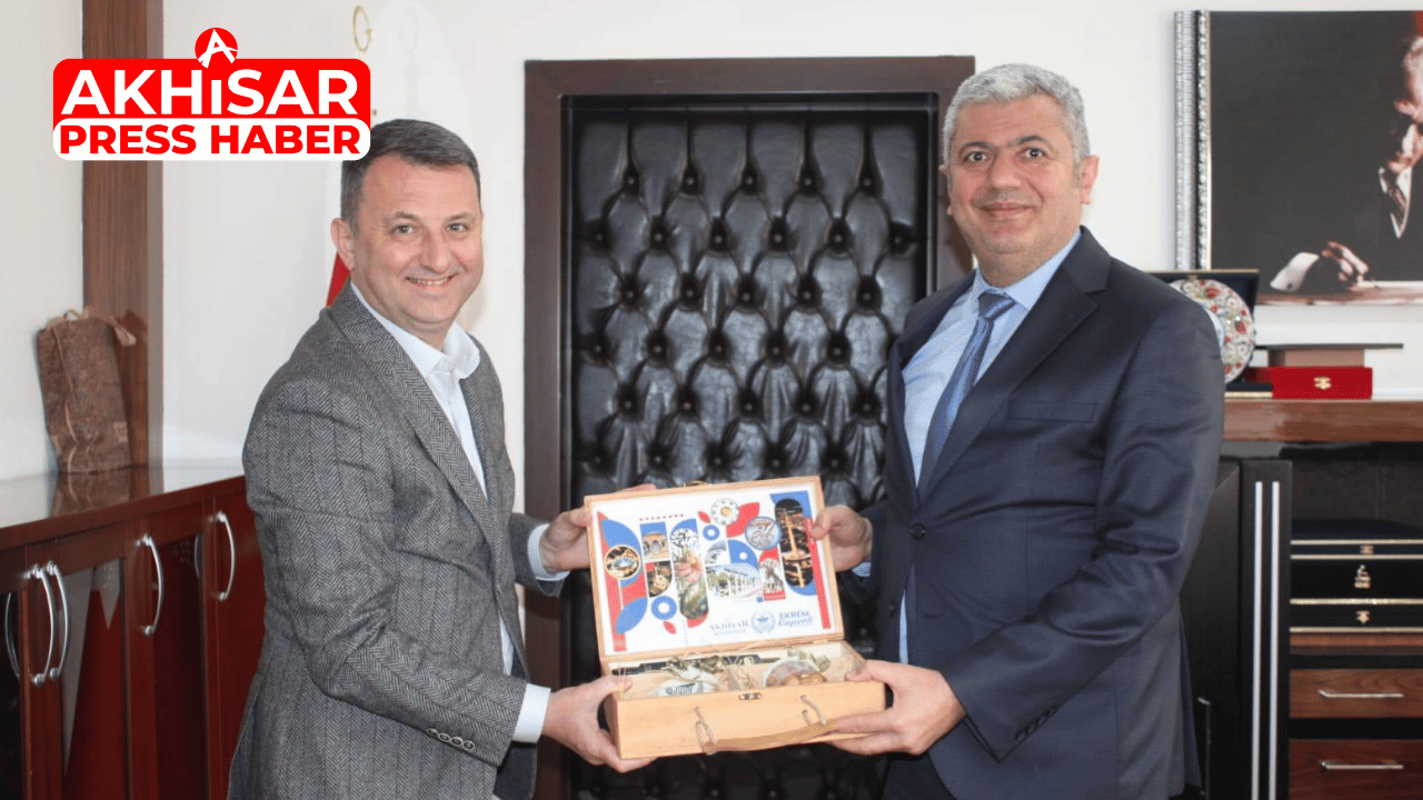 Akhisar Belediye Başkanı Kayserili’den Kaymakam Kütük’e Ziyaret