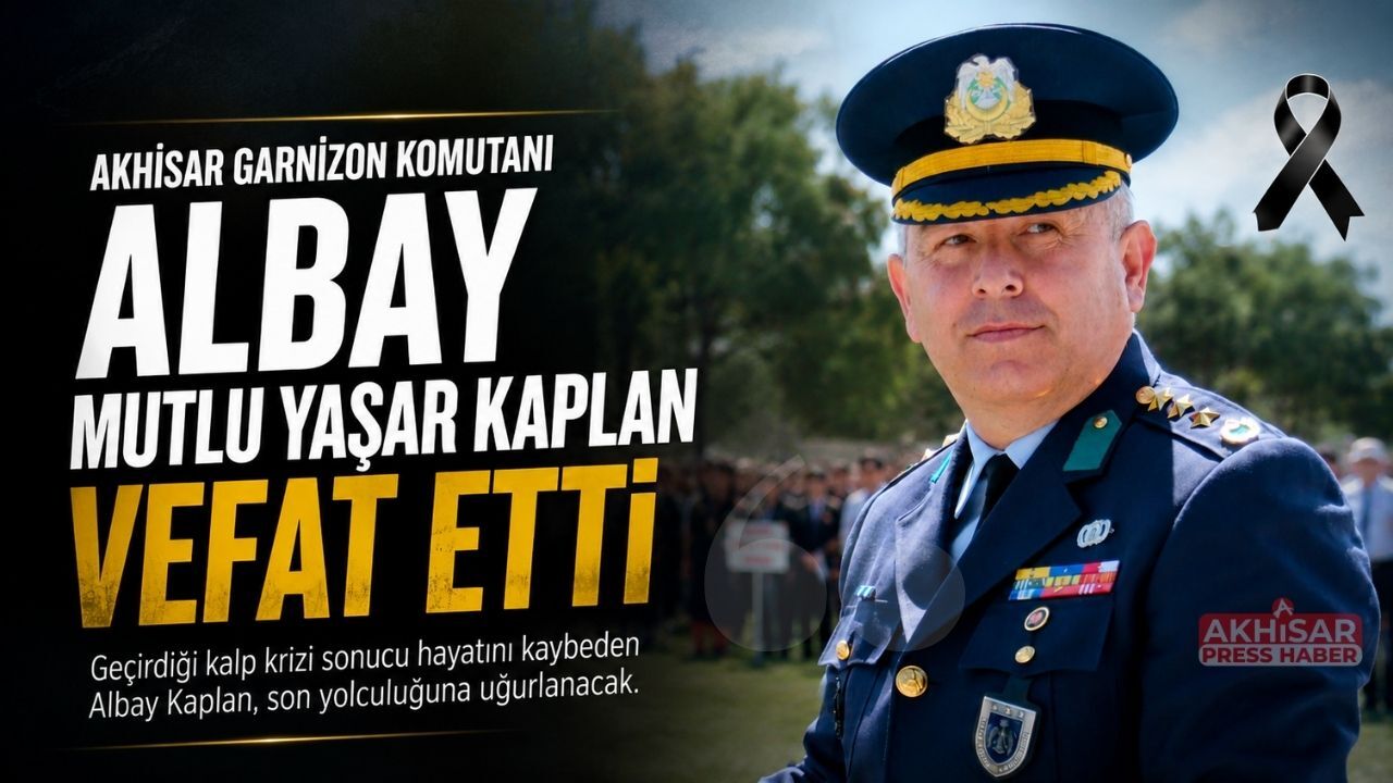 Akhisar Garnizon Komutanı Albay Mutlu Yaşar Kaplan Son Yolculuğuna Uğurlanacak