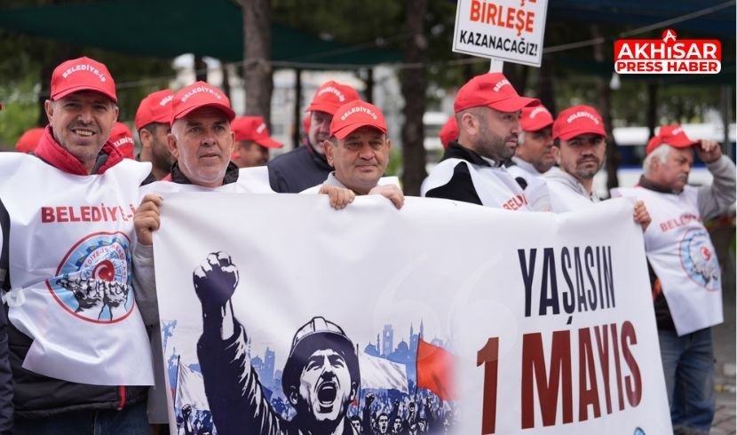 Akhisar’da 1 Mayıs Coşkusu: İşçiler Alanlara Çıktı