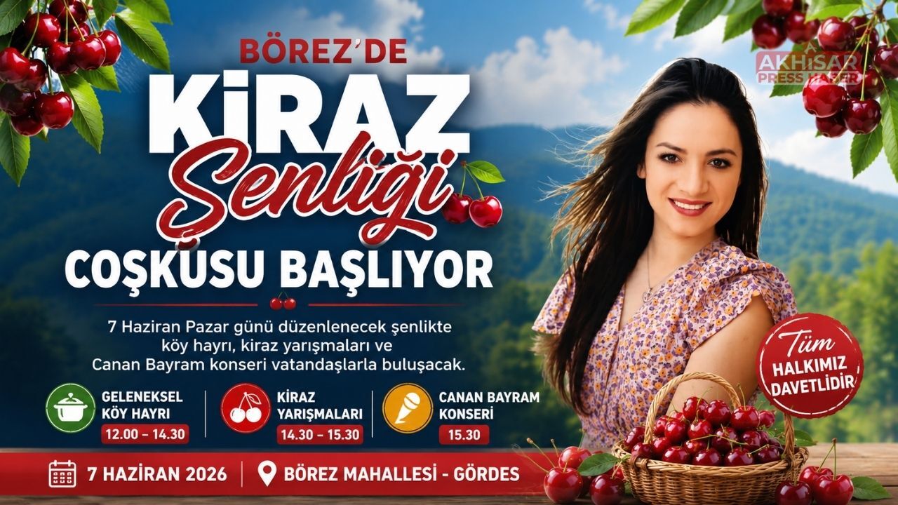 Börez Kiraz Festivali İçin Geri Sayım Başladı