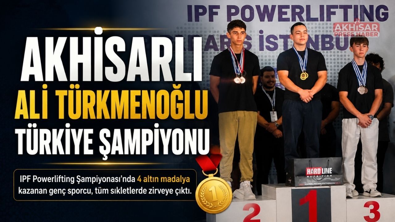 Akhisarlı Öğrenciden Türkiye Şampiyonluğuna Uzanan Büyük Başarı