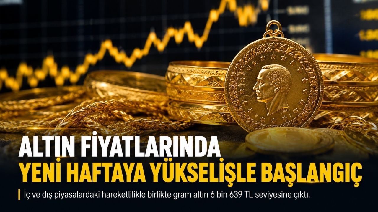 Altın Fiyatlarında Yeni Haftaya Hareketli Başlangıç