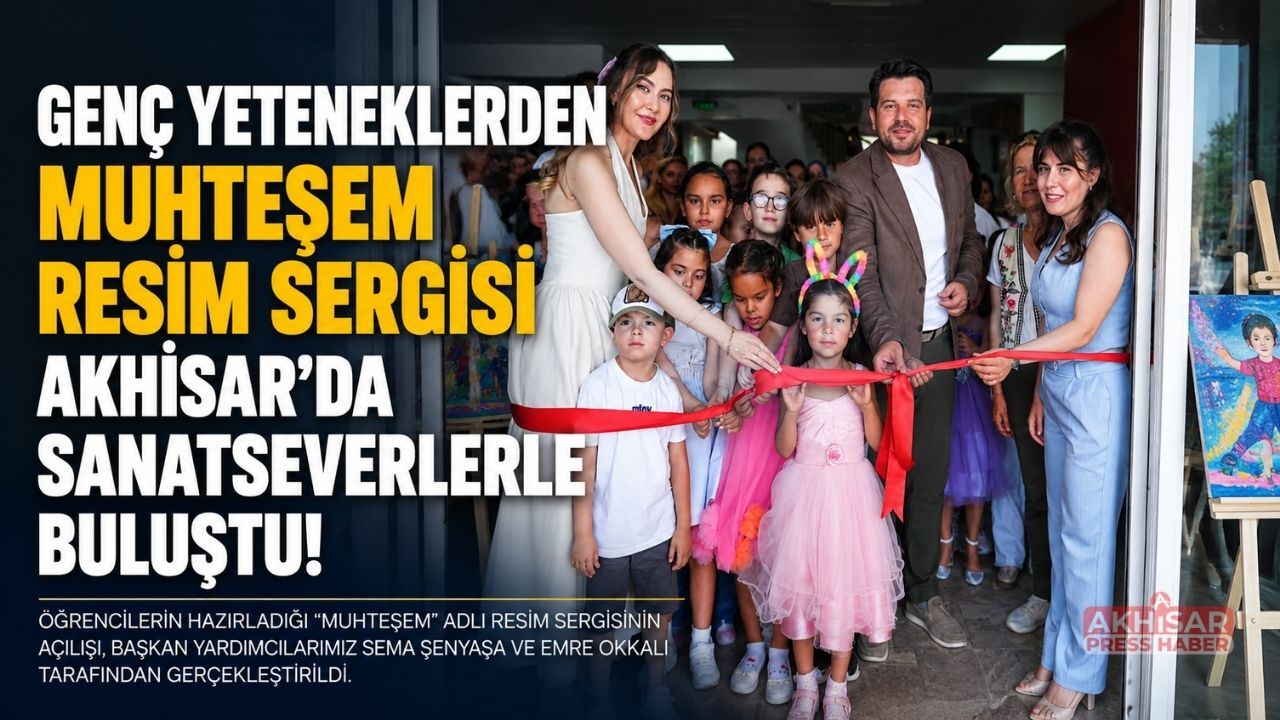 Muhteşem Resim Sergisi Akhisar'da Sanatseverlerle Buluştu