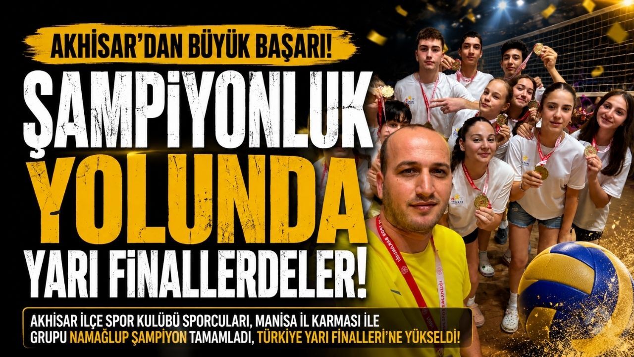 Akhisarlı Voleybolcular Namağlup Yarı Finale Yükseldi