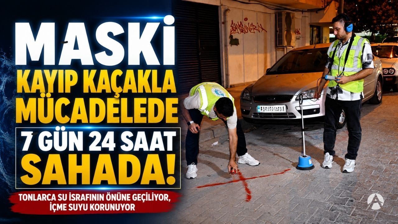 MASKİ Su Kayıplarına Geçit Vermiyor