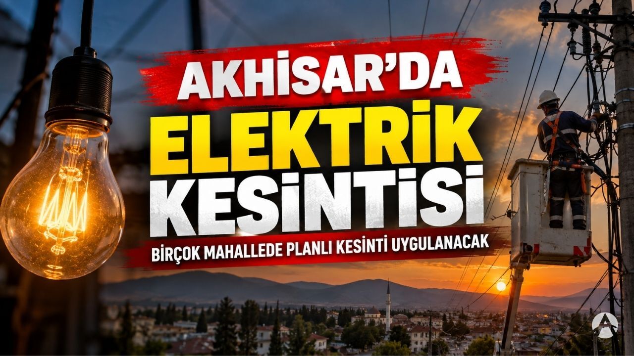 Akhisar’da 25 Eylül’de Planlı Elektrik Kesintileri: Birçok Mahalle Etkilenecek