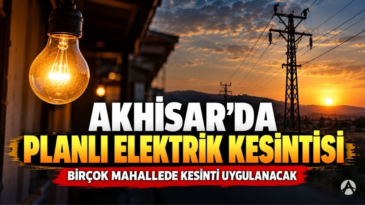 Akhisar’da 27 ve 28 Eylül’de planlı elektrik kesintileri