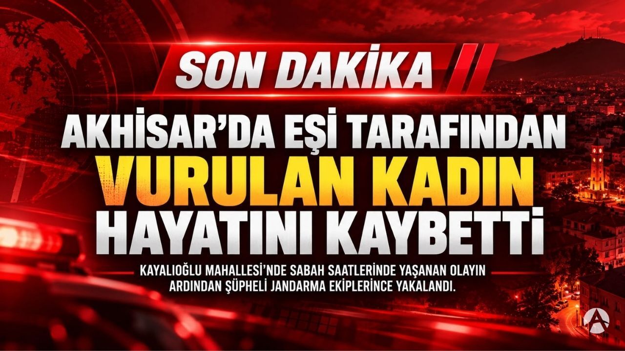 Akhisar’da Eşi Tarafından Vurulan Kadın Hayatını Kaybetti