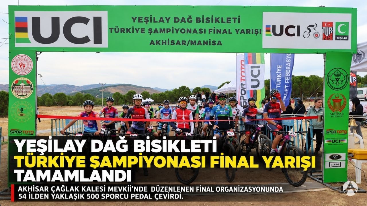 Yeşilay Dağ Bisikleti Türkiye Şampiyonası Final Yarışı Akhisar’da Tamamlandı