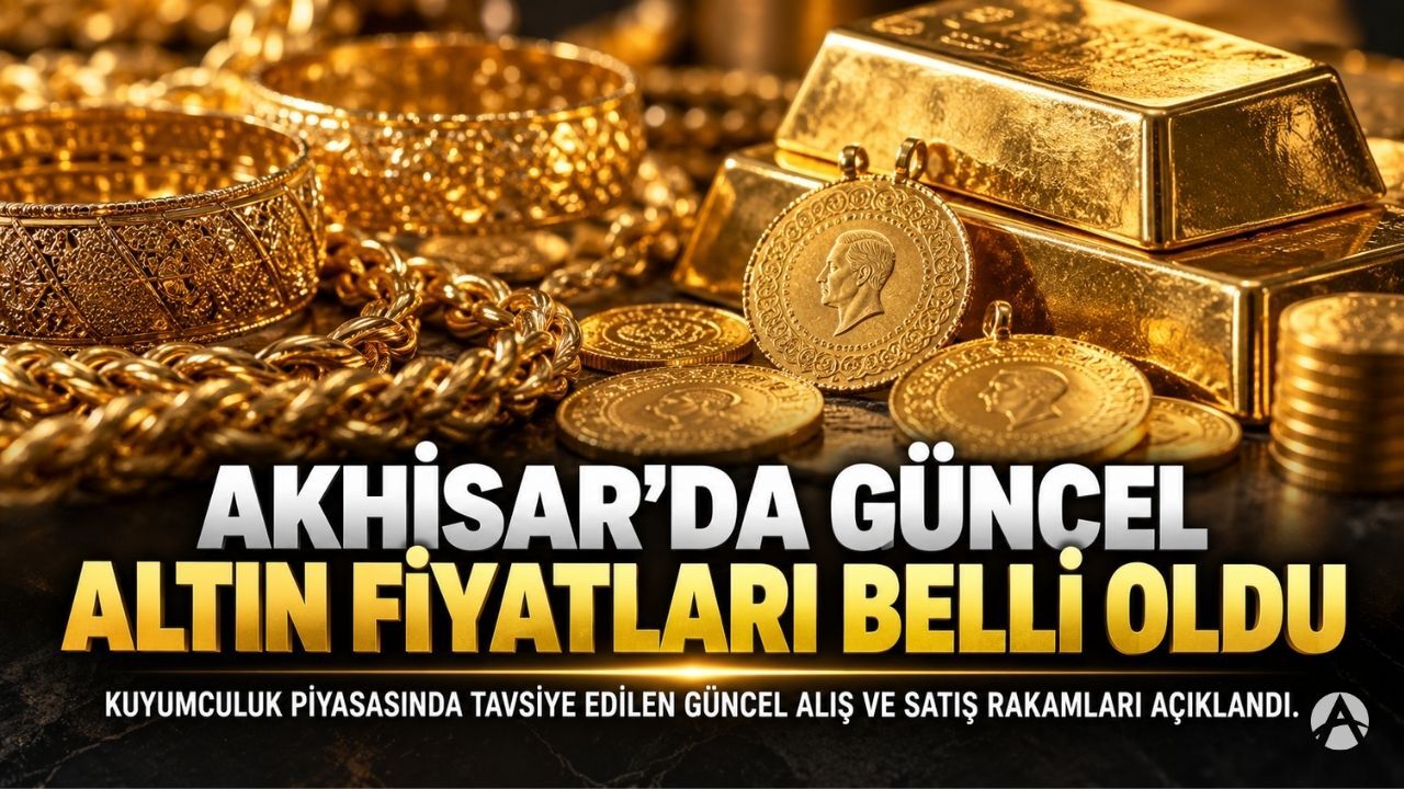 Akhisar’da Güncel Altın Fiyatları Belli Oldu