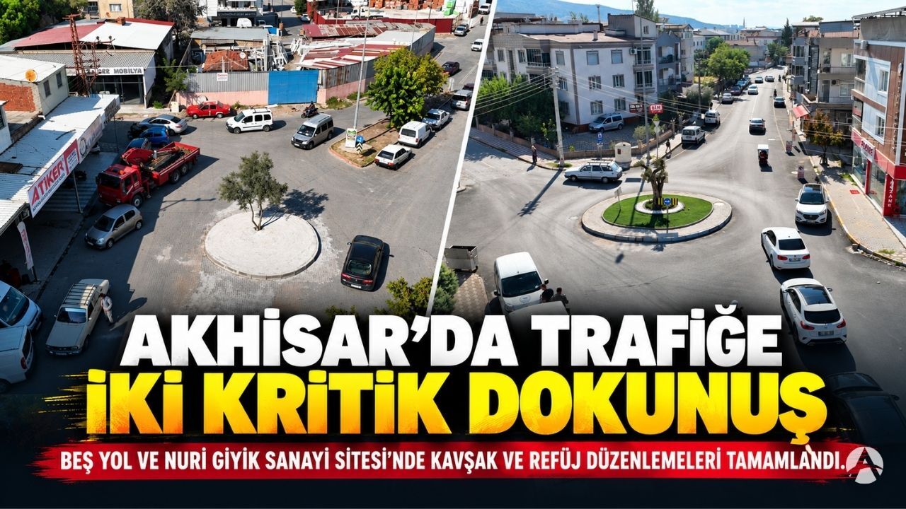 Akhisar’da Trafiğe İki Kritik Dokunuş