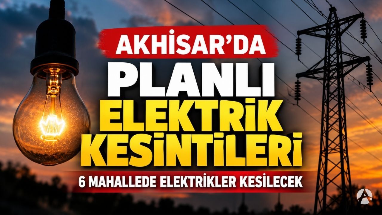 Akhisar’da 19 Eylül’de Planlı Elektrik Kesintileri: 6 Mahalle Etkilenecek