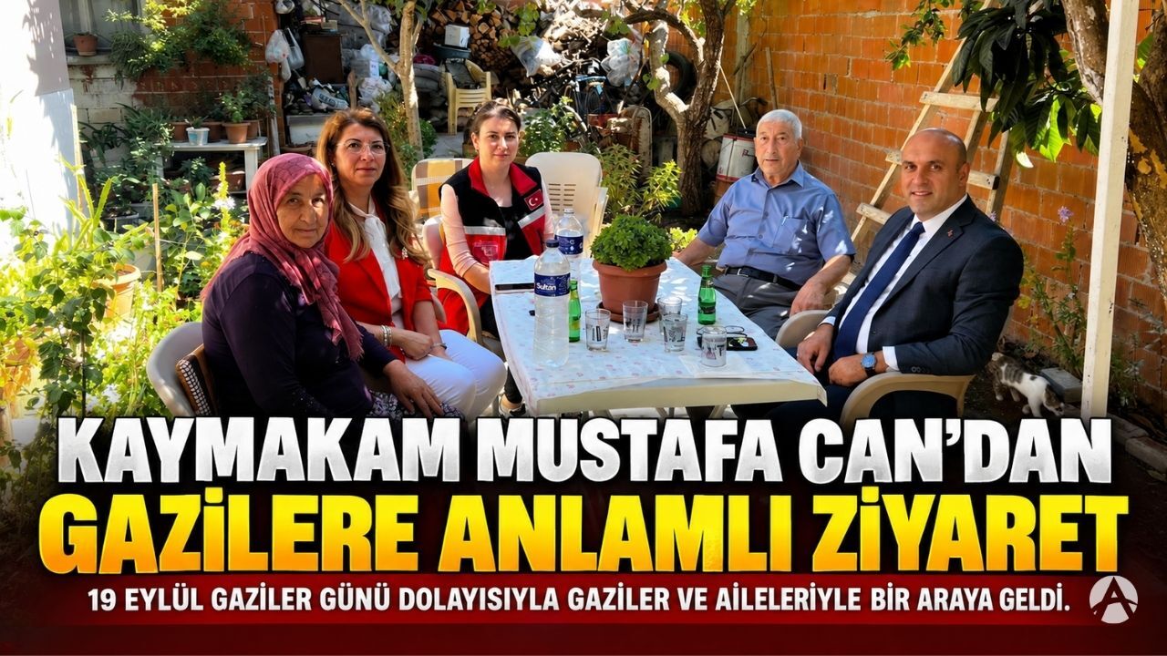 Kaymakam Mustafa Can’dan Gazilere Anlamlı Ziyaret