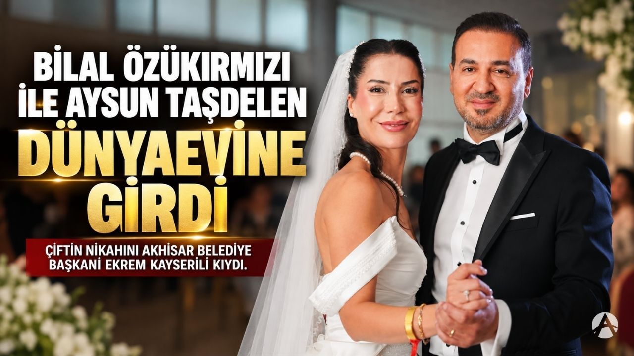 Bilal Özükırmızı ile Aysun Taşdelen Dünyaevine Girdi