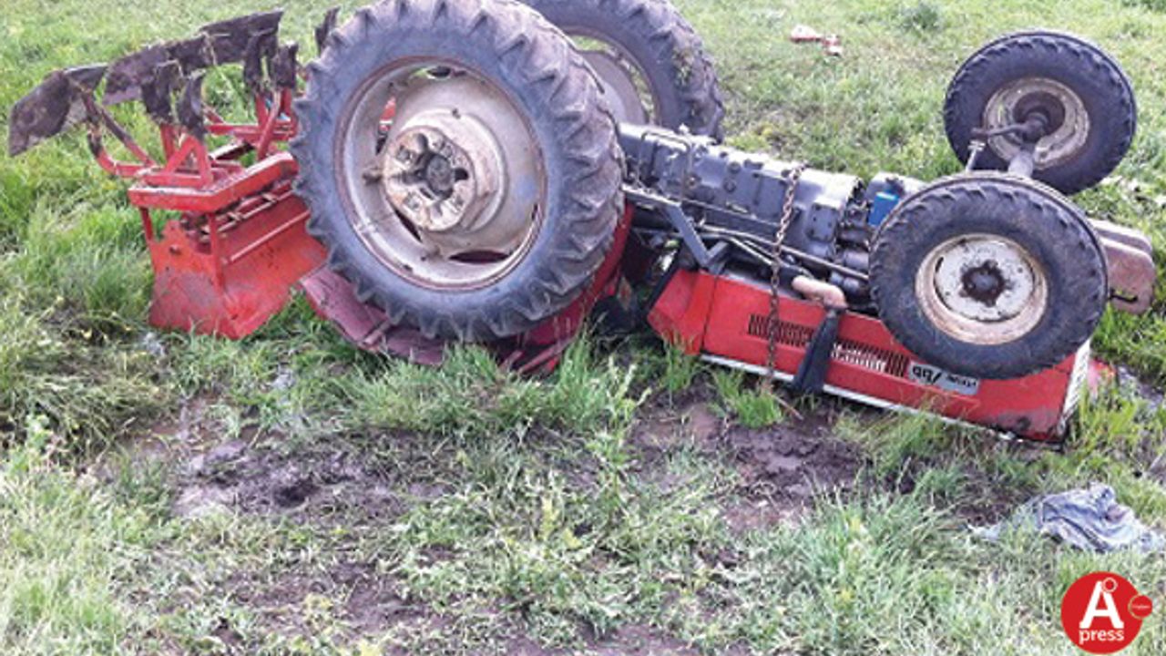 Akhisar'da traktör kazası: 1 kişi öldü