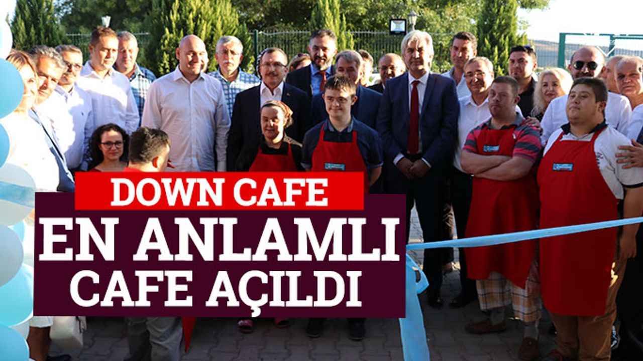 Akhisar'da Down Cafe Hizmete Açıldı