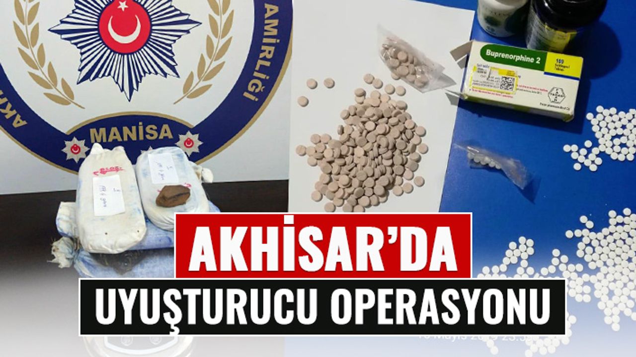 Akhisar'da uyuşturucu operasyonu 1 kişi tutuklandı!