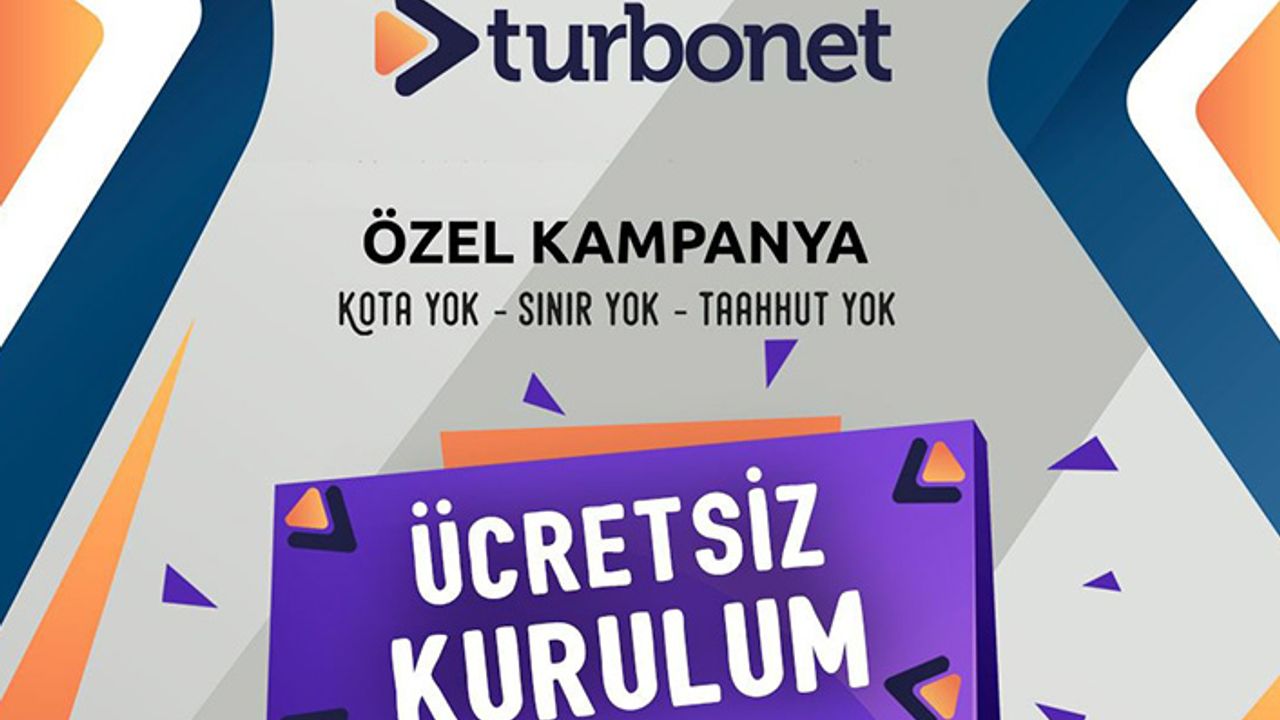 Turbonet’ten ücretsiz kurulum kampanyası!