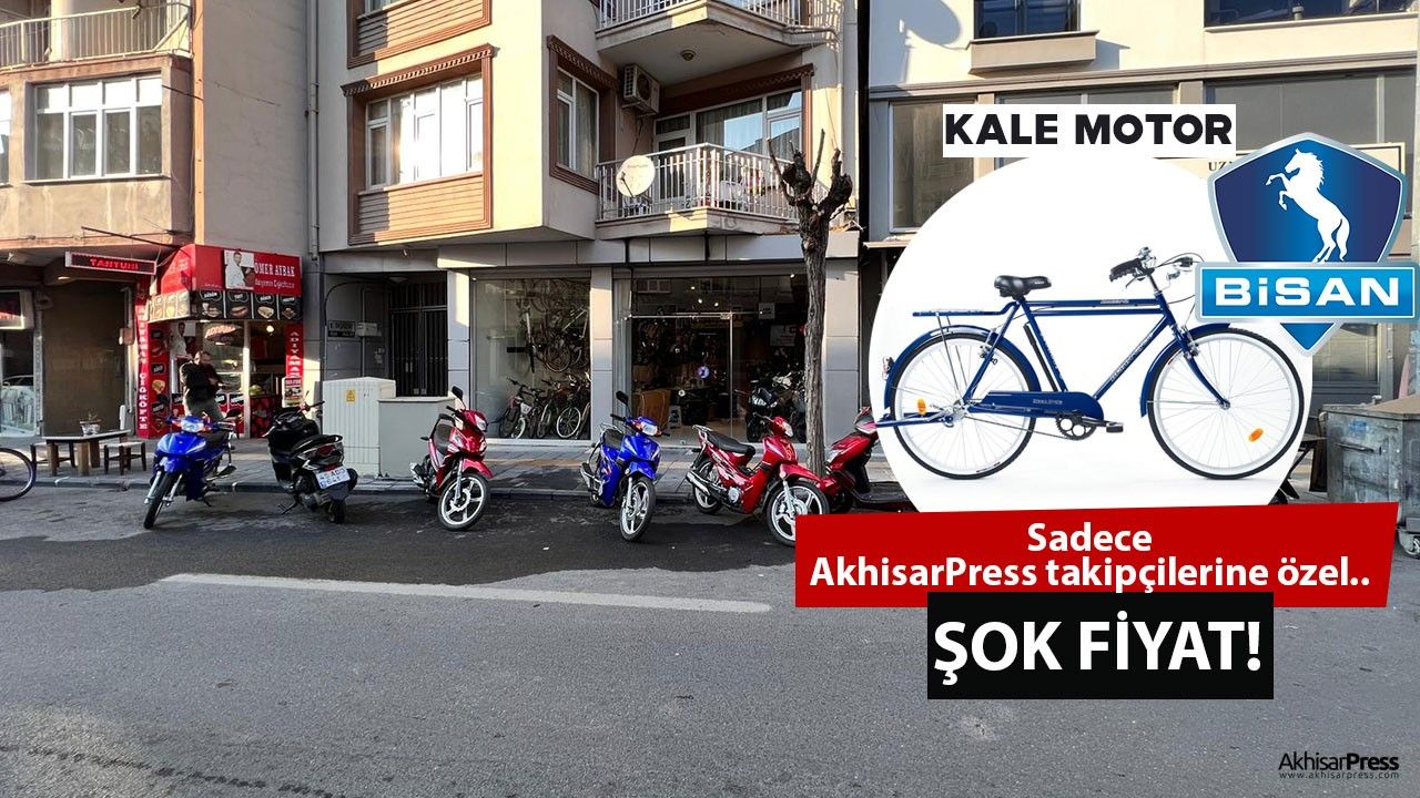 Kale Motor'dan Akhisar Press takipçilerine özel Bisan bisiklet kampanyası!