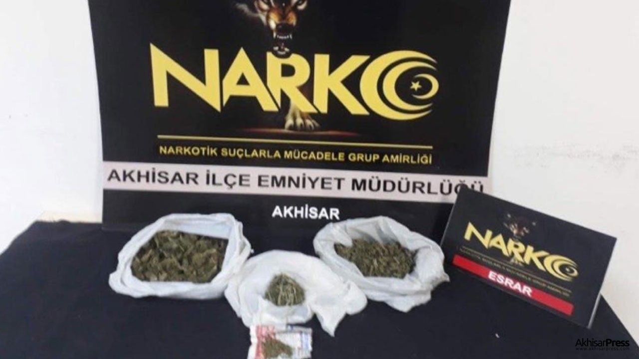 Akhisar'da 449,43 gram uyuşturucu ile yakalanan kişi tutuklandı!