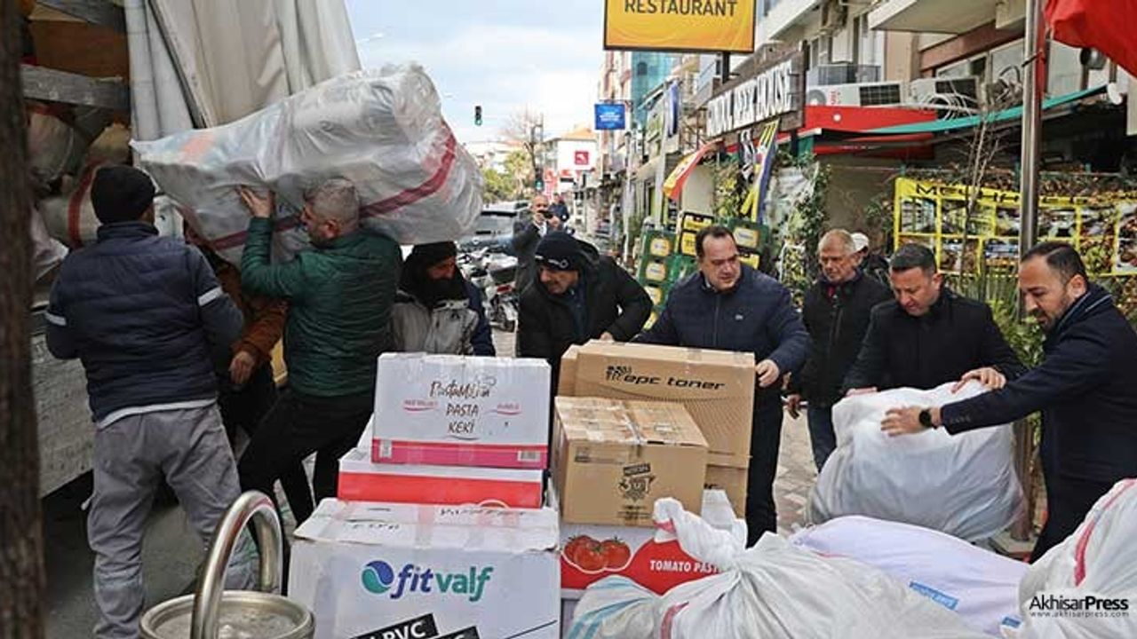 CHP Akhisar teşkilatından deprem bölgesine destek
