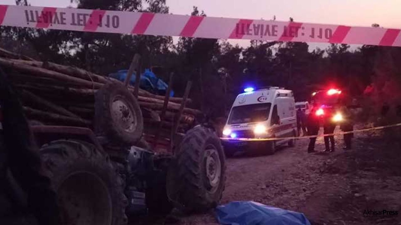 Akhisar'da traktör altında kalan çiftçi hayatını kaybetti!