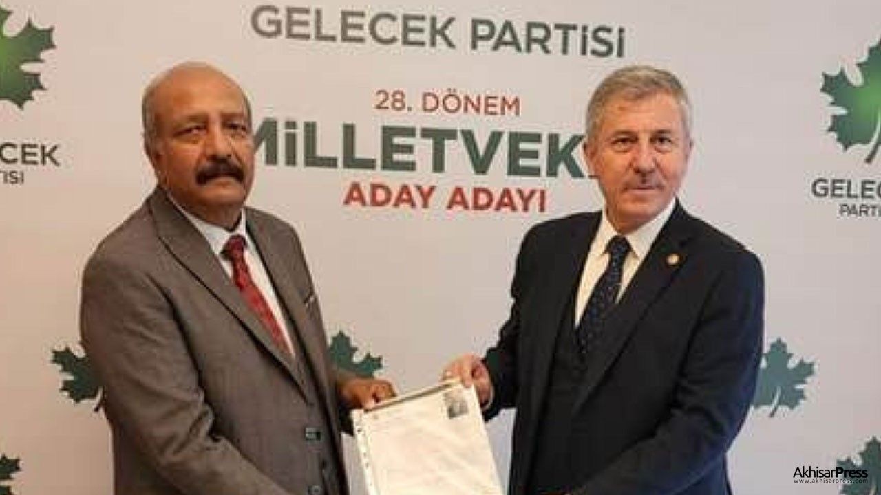 Erdoğan Şener, Gelecek Partisi'nden aday adayı oldu