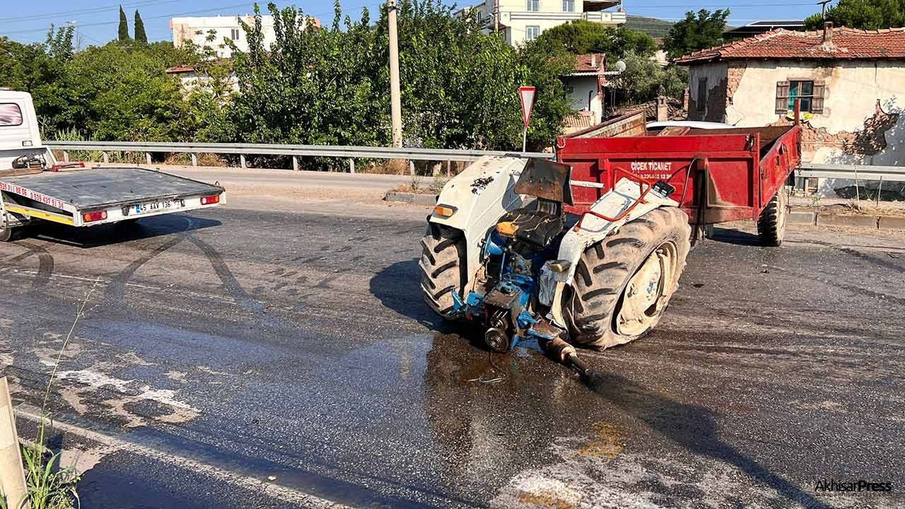Kazada ağır yaralanan traktör sürücüsü hayatını kaybetti!