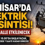 Akhisar’da 1 Eylül’de Elektrik Kesintisi: 14 Mahalle Etkilenecek