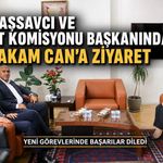 Akhisar’ın Yeni Başsavcısı ve Adalet Komisyonu Başkanından Kaymakam Can’a Ziyaret