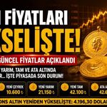 İşte 5 Ağustos Çarşamba güncel altın fiyatları