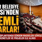 Akhisar Belediye Meclisi Ağustos ayı toplantısını gerçekleştirdi