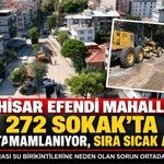 Akhisar Efendi Mahallesi 272 Sokak’ta Altyapı Tamamlanıyor, Sıra Sıcak Asfaltta