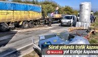 Manisa Girişinde Feci Tır Kazası Yolu Kapattı - VİDEO