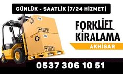 Akhisar Forklift, Günlük ve Saatlik 7-24 hizmetinizde!