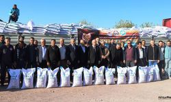 Akhisarlı çiftçilere 70 ton buğday tohum desteği