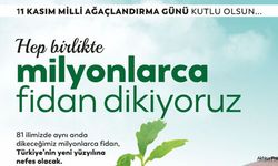 11 Kasım Milli Ağaçlandırma Günü programı