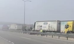 Akhisar’da zincirleme kaza: 14 araç birbirine girdi!