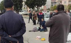 Akhisar'da otomobilin çarptığı yaya yaralandı!