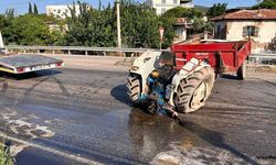 Kazada ağır yaralanan traktör sürücüsü hayatını kaybetti!