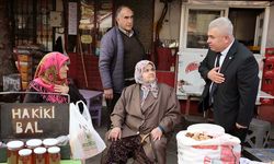 İYİ Partili Hüseyin Ali Doğan, Ziraat Odası ve Merkez Çarşı'yı ziyaret etti