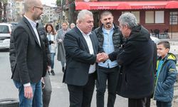 İYİ Partili Hüseyin Ali Doğan, Reşatbey Mahallesinde esnaf ve vatandaşla buluştu