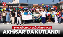 Akhisar’da Halk Sağlığı Haftası Kapsamında Yürüyüş Düzenlendi