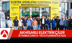 Akhisarlı Elektrikçiler İstanbul'daki A-Tech Fuarı'na Katıldı