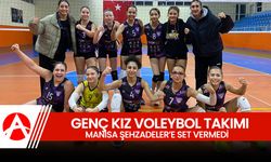 Akhisargücü Genç Kız Voleybol Takımı, Manisa Şehzadelere Set Vermedi: 3-0