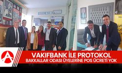 Akhisar Bakkallar Odası Üyelerine Vakıfbank ile Destek Protokolü