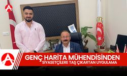 Akhisarlı Genç Harita Mühendisinden Siyasetçilere Taş Çıkartan Uygulama