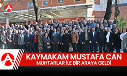 Kaymakam Mustafa Can, muhtarlarla bir araya geldi