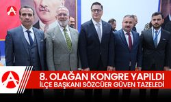 AK Parti Akhisar’da 8. Olağan Kongresini Gerçekleştirdi: Başkan Sözcüer Güven Tazeledi