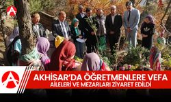 Akhisar'da Öğretmenler Günü Öncesinde Vefa Dolu Anlar